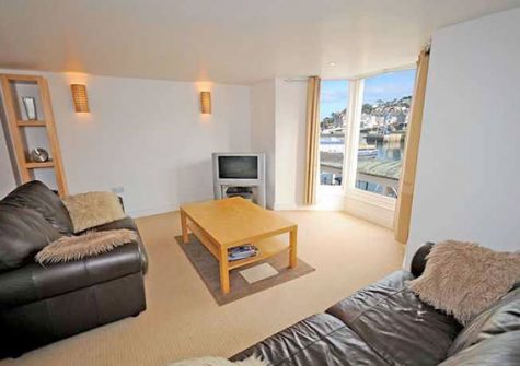 The living area @ High Hopes, Brixham
