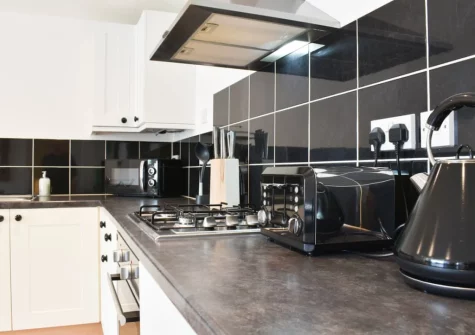 The kitchen at High Tide, Combe Martin