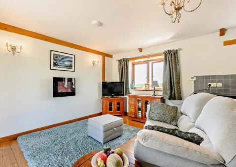The living area at High View, Crumplehorn