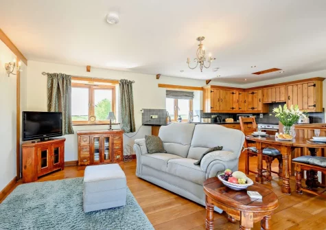 The living area at High View, Crumplehorn