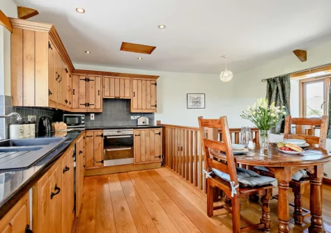 The kitchen & dining area at High View, Crumplehorn