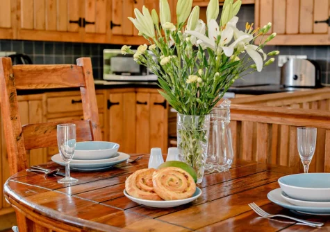 The dining area at High View, Crumplehorn