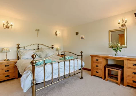 The bedroom at High View, Crumplehorn