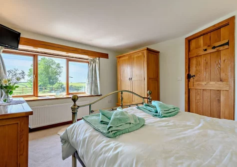 The bedroom at High View, Crumplehorn