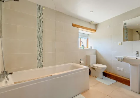 The bathroom at High View, Crumplehorn