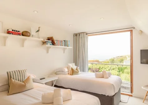 Bedroom #2 at Higher Close, Mawgan Porth
