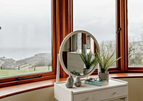 Bedroom #1 at Higher Hodges Farmhouse, Combe Martin