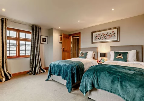 Bedroom #3 at Higher Hodges Farmhouse, Combe Martin