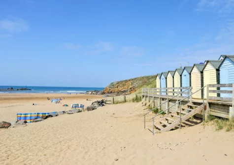 Higher Hopworthy Cottage is an ideal base for visiting Bude's golden sand beaches