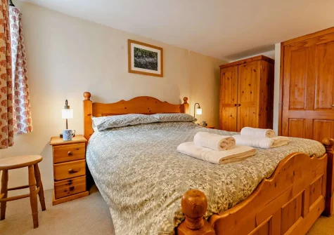 Bedroom #1 at Higher Merrose, Marys Well