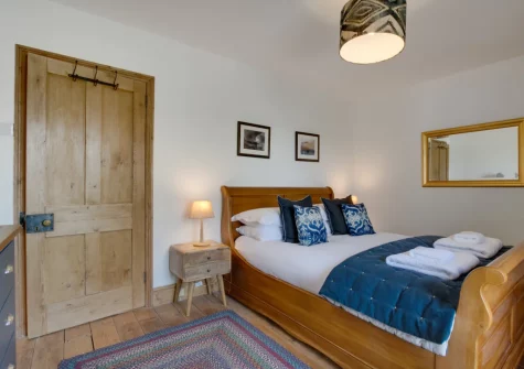 Bedroom #3 at Higher Treliver Farmhouse, St Wenn