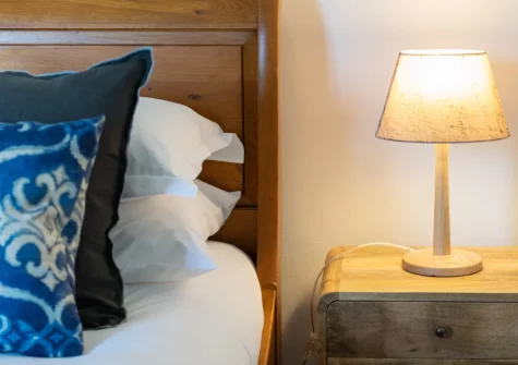 Bedroom #3 at Higher Treliver Farmhouse, St Wenn