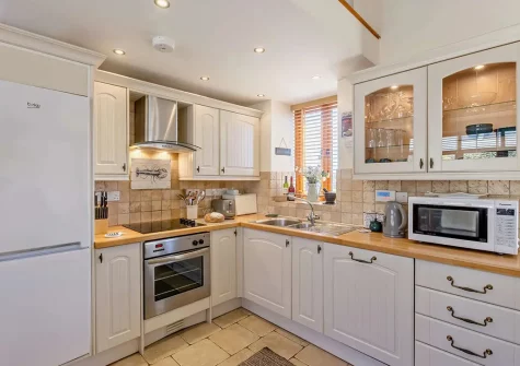 The kitchen at Highfield Barn, Hartland