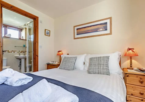 Bedroom #1 at Highfield Barn, Hartland