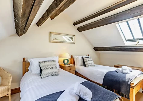 Bedroom #2 at Highfield Barn, Hartland
