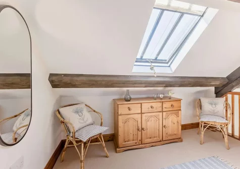 Bedroom #2 at Highfield Barn, Hartland