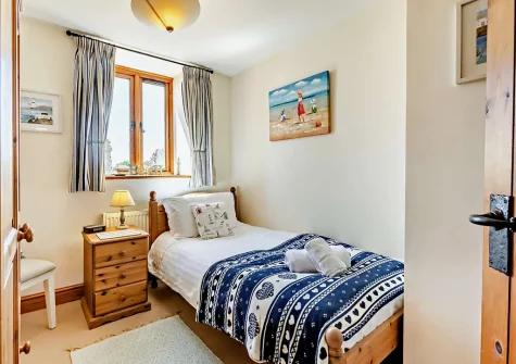 Bedroom #3 at Highfield Barn, Hartland