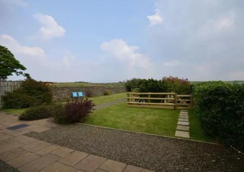 The enclosed garden at Highfield Barn, Hartland
