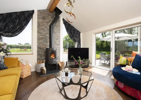 The living room at Highfield Barton, Camborne