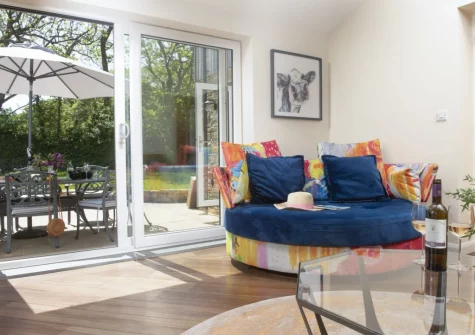 The living room at Highfield Barton, Camborne