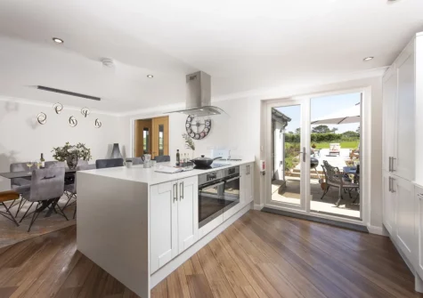The kitchen at Highfield Barton, Camborne