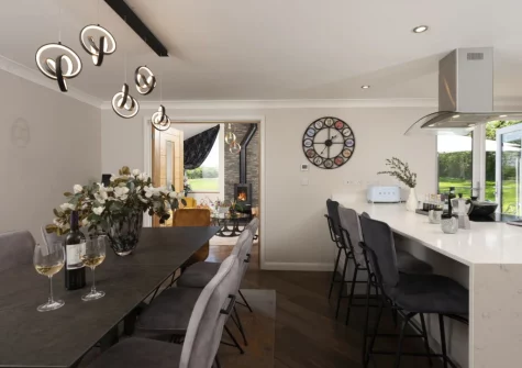 The kitchen & dining area at Highfield Barton, Camborne