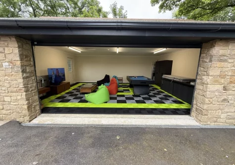 The games room at Highfield Barton, Camborne