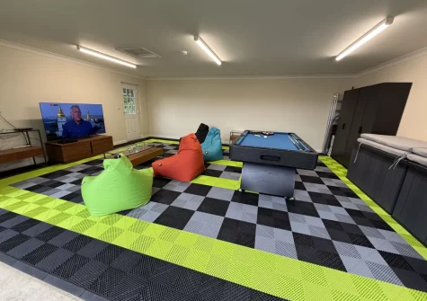 The games room at Highfield Barton, Camborne