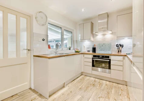 The kitchen at Highfield, Topsham