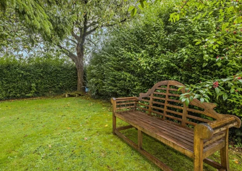 The garden at Highfield, Topsham