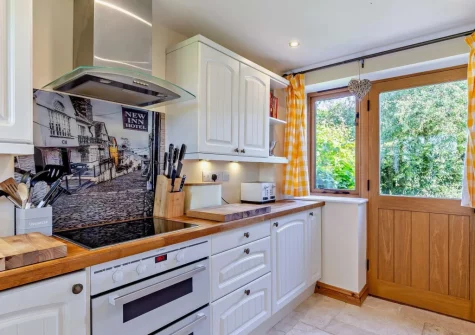 The kitchen at Highford Barn, Higher Clovelly