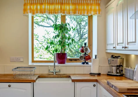 The kitchen at Highford Barn, Higher Clovelly