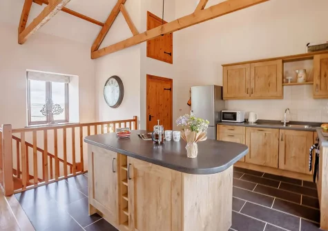 The kitchen at Highland Barn, Launceston