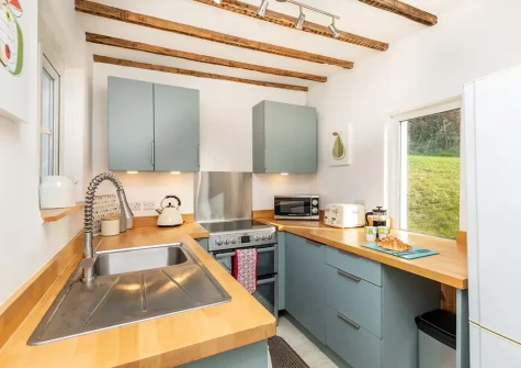 The kitchen at Highlands, Woolacombe
