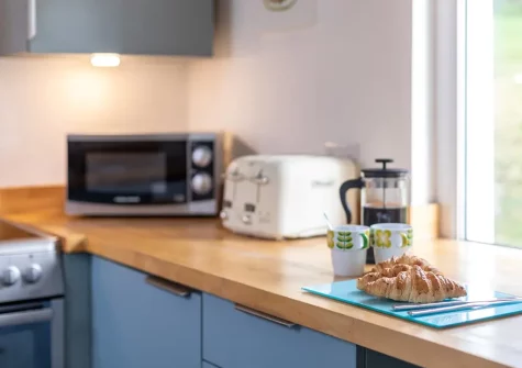 The kitchen at Highlands, Woolacombe