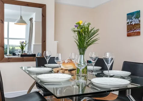 The dining room at Highlands, Woolacombe