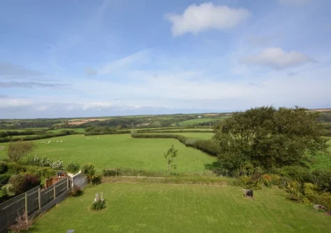 The far-reaching countryside views at Hillcrest, Hartland