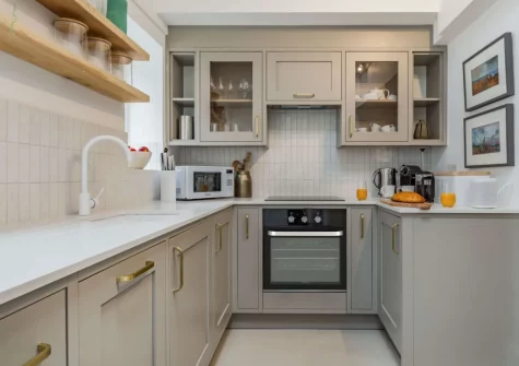 The kitchen at Hillhead, Perranporth