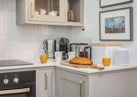 The kitchen at Hillhead, Perranporth