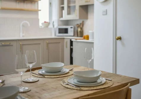 The kitchen & dining area at Hillhead, Perranporth