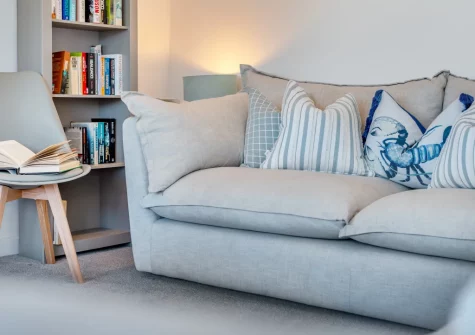 The living room at Hillside, Trevone