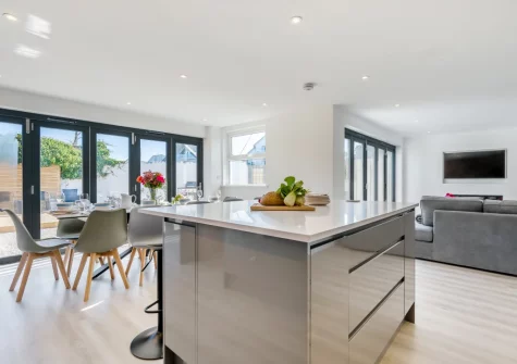 The kitchen at Hillside, Trevone