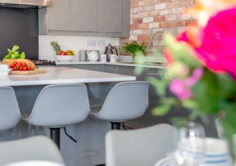 The kitchen at Hillside, Trevone