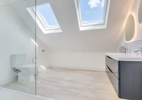 Bedroom #1 en-suite shower room at Hillside, Trevone