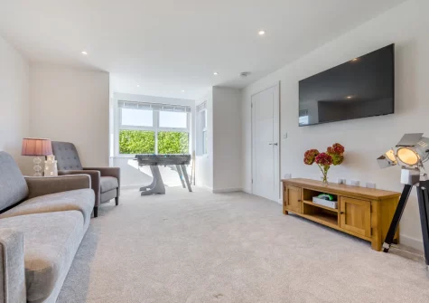 The games room at Hillside, Trevone