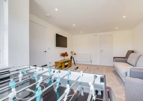 The games room at Hillside, Trevone