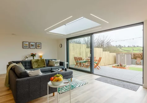 The living area at Hillview House, Holsworthy