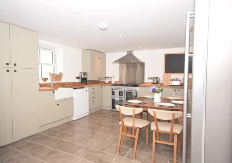The kitchen at Hillview Villa, Combe Martin