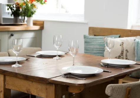 The kitchen at Hillview Villa, Combe Martin