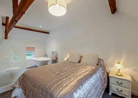 Bedroom #2 at Hittisleigh Cottage, Hittisleigh